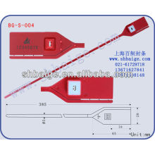 joint de sac en plastique BG-S-004, sceau de sécurité